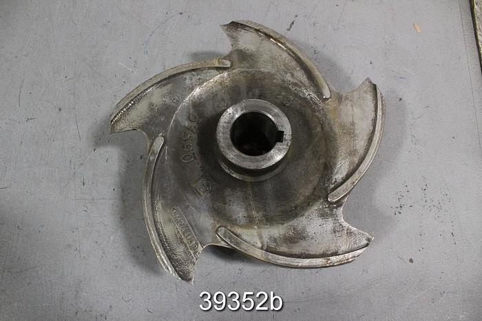 Used Goulds 3175 3x6x14 Pump Impeller, 5-Vane, 57590 #39352
