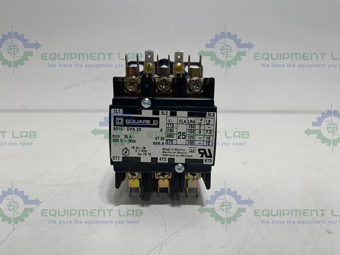 Square D 8910DPA23V02 3 Pole Contactor