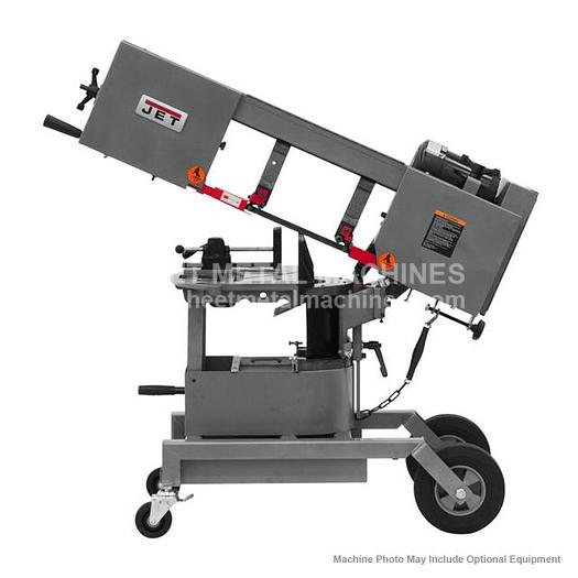 JET HVBS-8-DMW Horizontal/Vertical Dual Mitering Portable Bandsaw 3/4HP, 115V, 1PH 424460