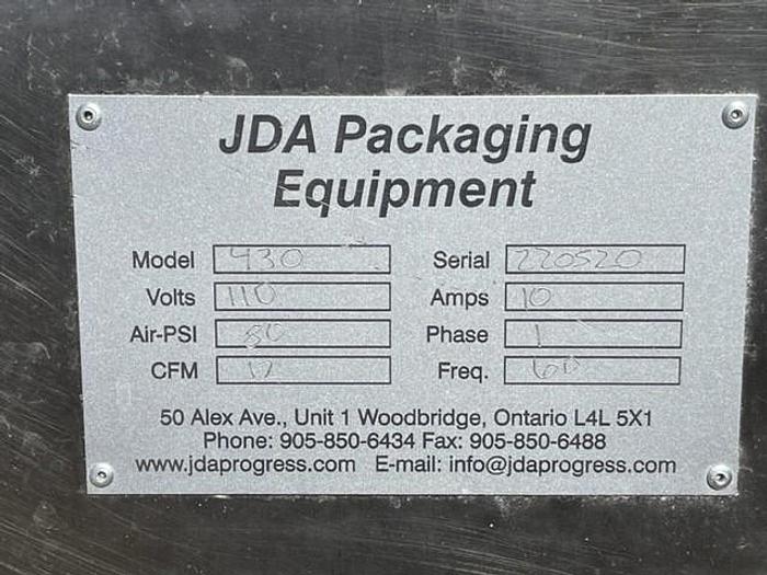 Used JDA Packaging Equipment 430 Pouch Bagger