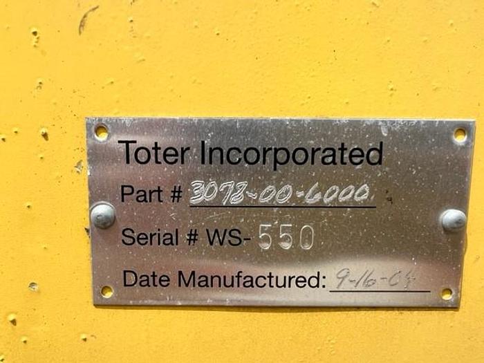 Used Dumper, Bin, Cart, Toter, mdl WS-550, 2500 lb capacity, #S744036