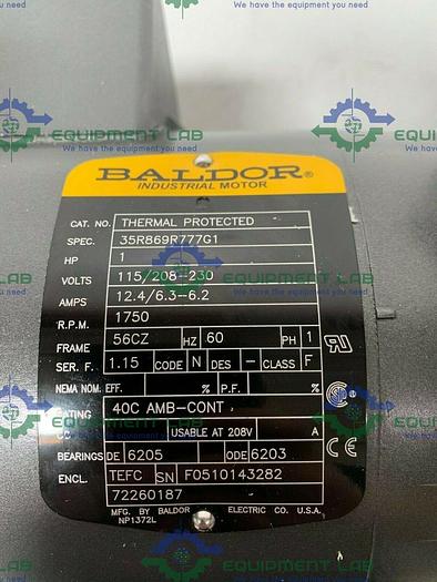 Used Leybold Trivac D 16 B Dual-Stage Rotary Vane Vacuum Pump w/ 1 HP Motor 115V