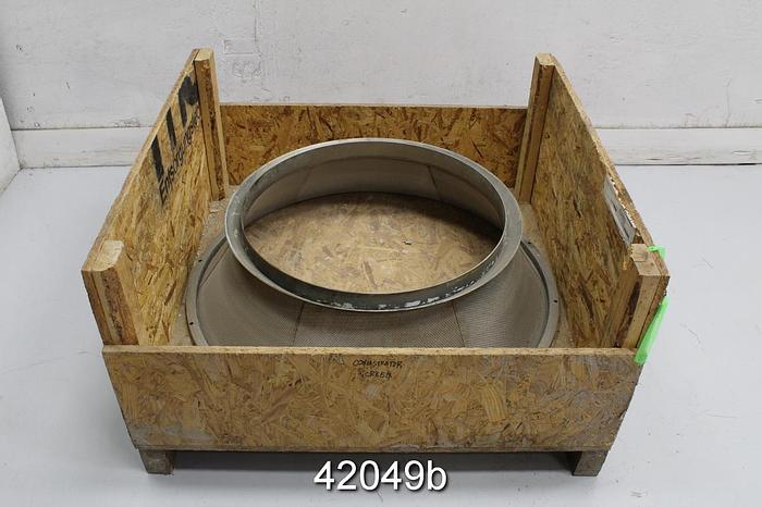 Used Meri CT-30 Conustrenner 150 UM Mesh Size Filter #42049