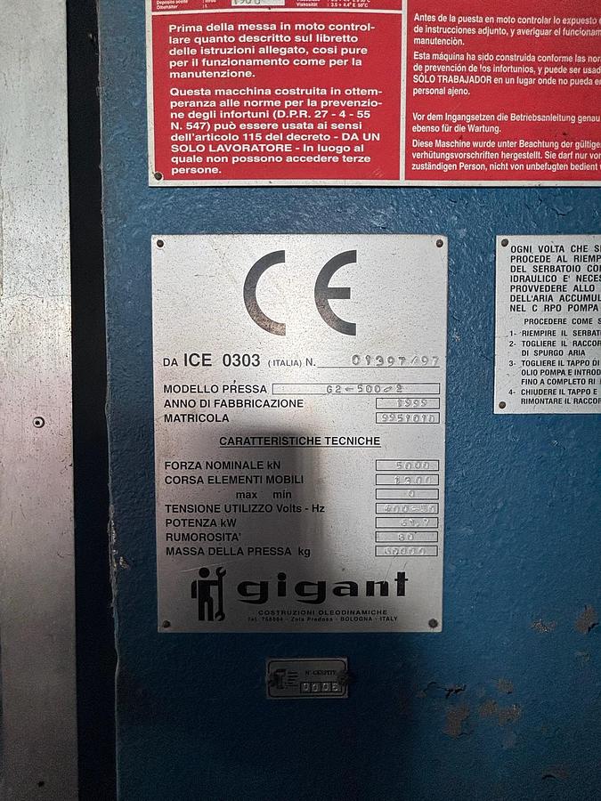 Usato GIGANT 500 ton