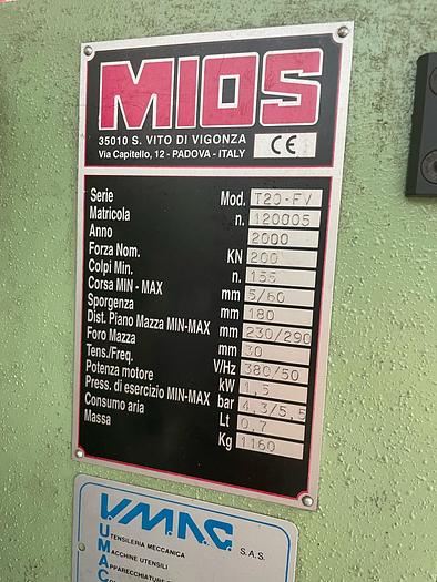 Usato MIOS 20 ton