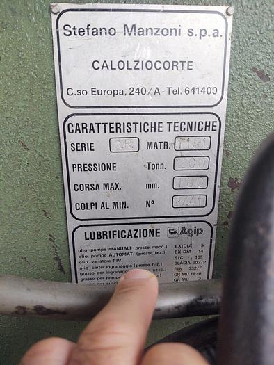 Usato Manzoni 200 ton