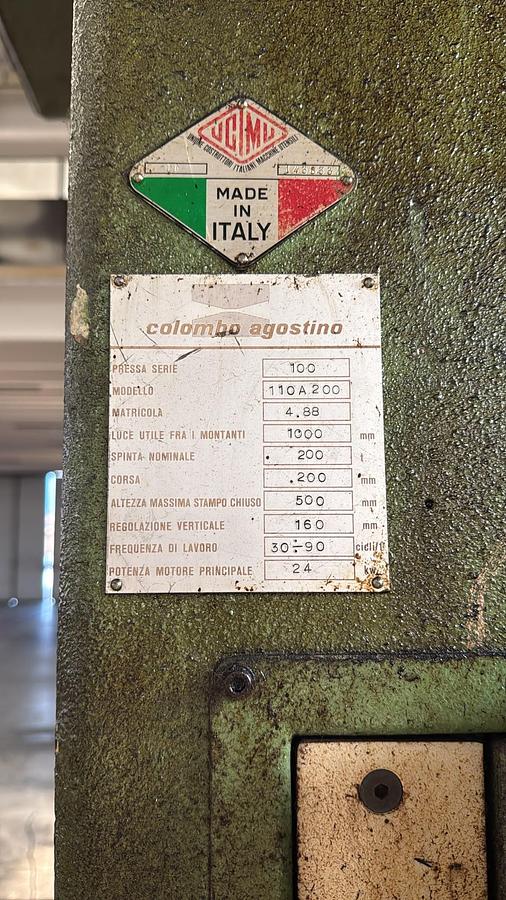 Usato COLOMBO AGOSTINO 200 ton