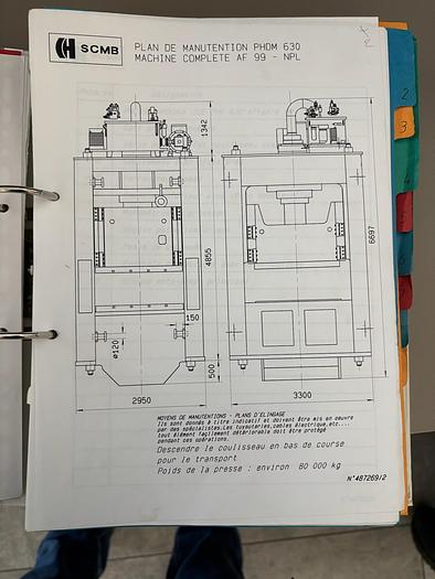 Used SCMB-SCHULER 630 TON
