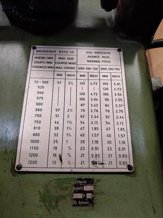 Usato Bruderer BSTA 40 ton