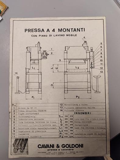 Usato Cavani & Goldoni 400 ton