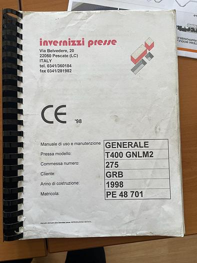 Usato Invernizzi 400 ton