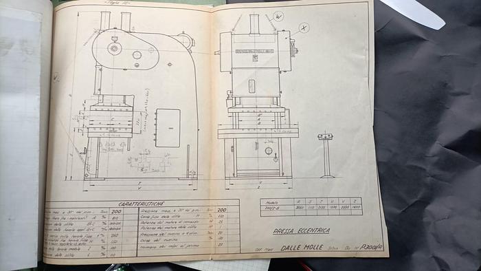 Usato DALLE MOLLE 200 TON #536/537