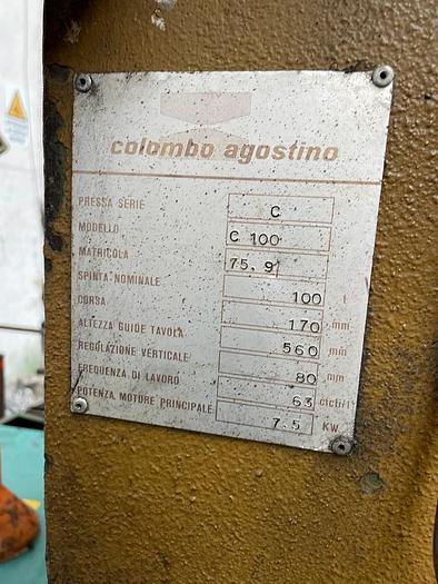 Usato COLOMBO AGOSTINO C 100