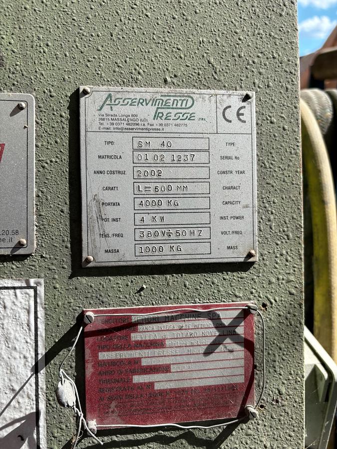 Usato Svolgitore Asservimenti Presse 4 tom