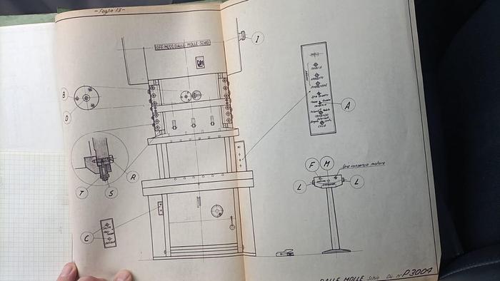 Usato DALLE MOLLE 200 TON #536/537