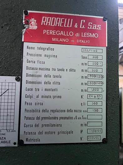Usato Radaelli 300 ton