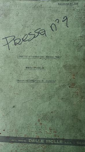 Usato DALLE MOLLE 200 TON #536/537