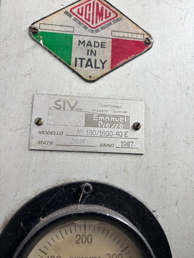 Usato 1987 SIV-EMANUEL MI 160/1600-40 E