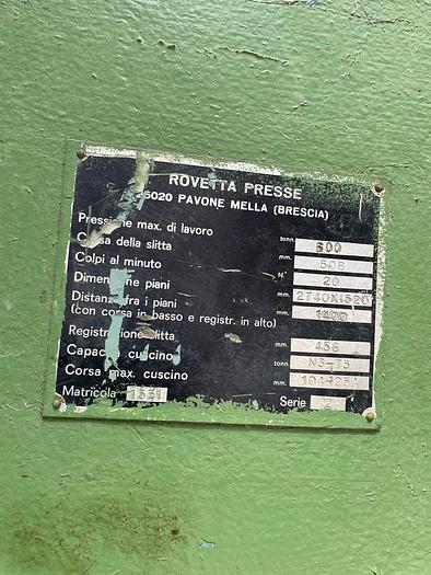 Usato ROVETTA 400 ton