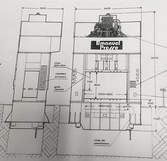 Used EMANUEL 500/2000 ton