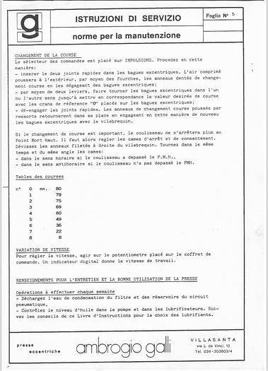 Usato Ambrogio Galli 160 ton