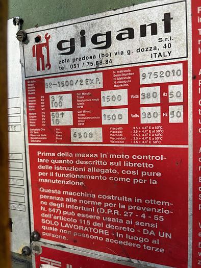 Used GIGANT 1500 Ton