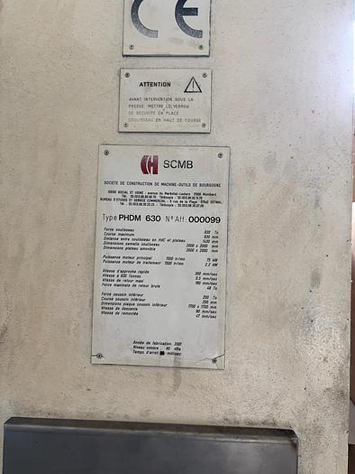 Used SCMB-SCHULER 630 TON