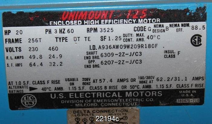 Used MOTORS #22194