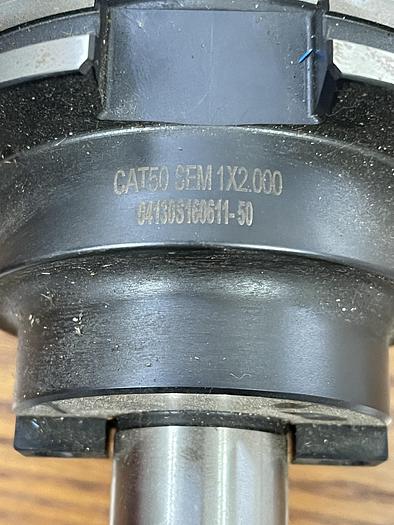 NEW-CAT 50 SEM 1 X 2.000 FACEMILL HOLDER (ARBOR SIZE 1")