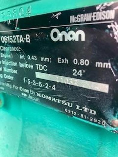 Used 350 kW Onan Generator Low Hours