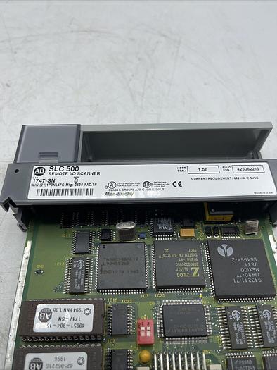 Used Allen Bradley 1746-P2. 1746-A13. 1746-IB16. 1747-SN. 1746-ITB16. 1746-NR4.