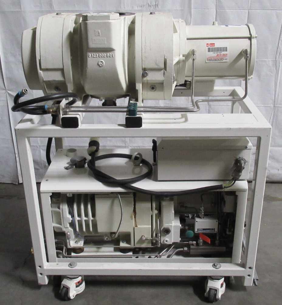 Used Busch Cobra DS 80 Dry Vacuum Pump w/ WZ 1000 A Booster Pump