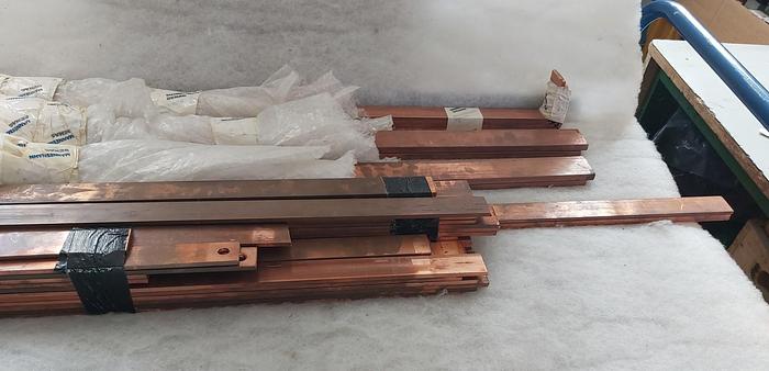 Gebraucht 56 kg Elektro Kupferschienen, 30 x 5mm, 40 x 10mm, ,  gebraucht
