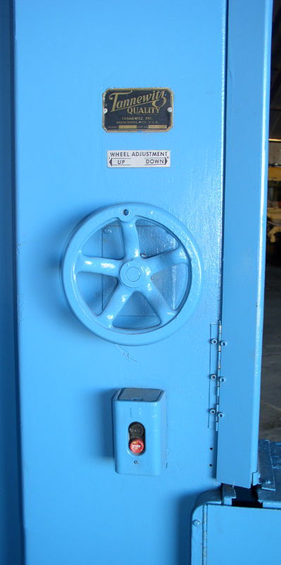 Used 36" Tannewitz Model G1NE Vertical Band Saw; Extended Height; S/N 15506