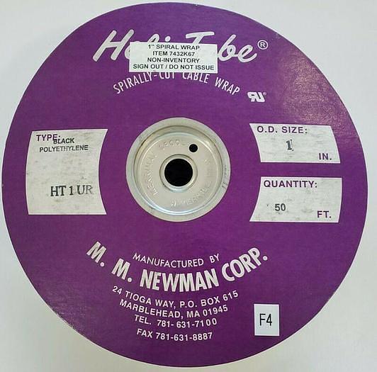 *NEW* Heli-Tube 1” Spirally-Cut Cable Wrap 50' Black Polyethylene + Warranty!