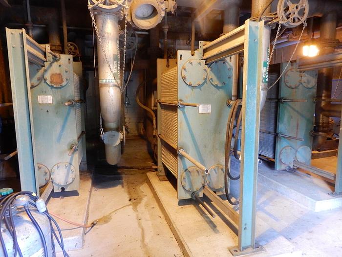 Used (3) ITT STANDARD PF60 S/S PLATE TYPE HEAT EXCHANGERS