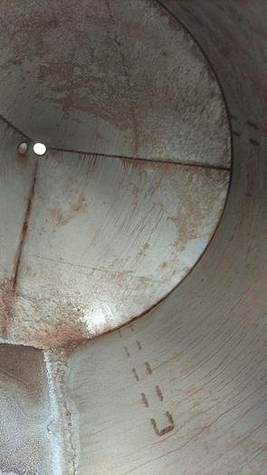 Used Silo, 365 CF, S/st, 8' x 6', 55 Lbs/CF, Auger, #S740292