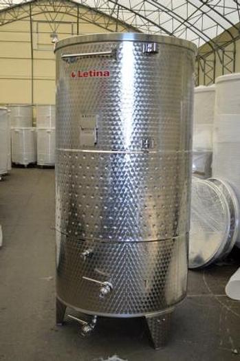 Letina 528 Gallon Jacketed Ferm/Storage Tanks