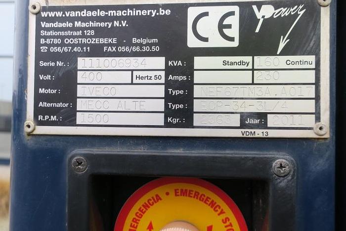 Used 2011 Himoinsa - 160 KVA