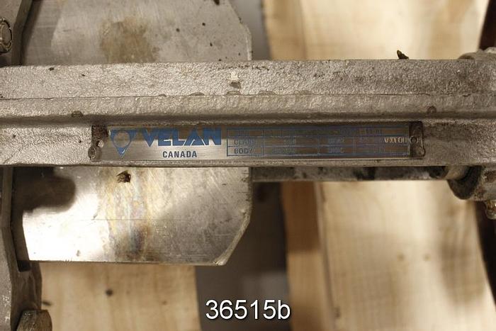 Used Velan 4" Hand Operated Knife Gate Valve #36515