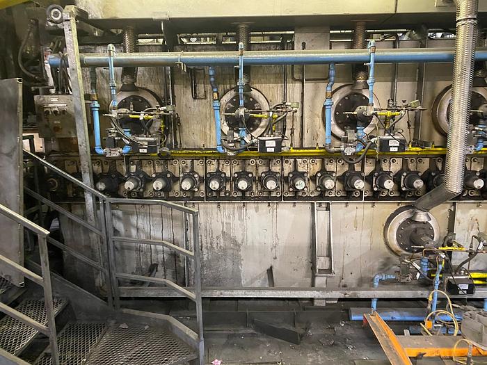 Used Wellman Gas Fired Roller Hearth Furnace (2000*F)