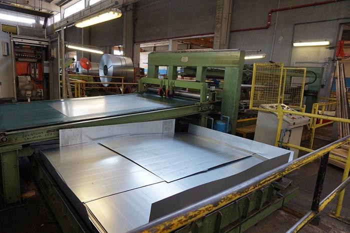 Used SACMA+VIGANO'  Flying Shear CTL Line (Used)  #3417