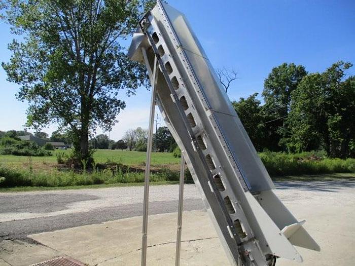 Used Eagle Incline Conveyor; 18"W x 9'L