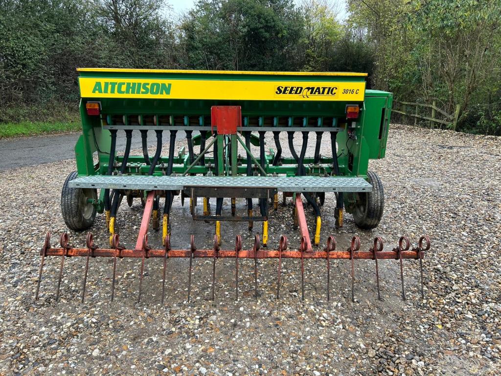 Used Aitchison Seedmatic 3016C Seed Drill