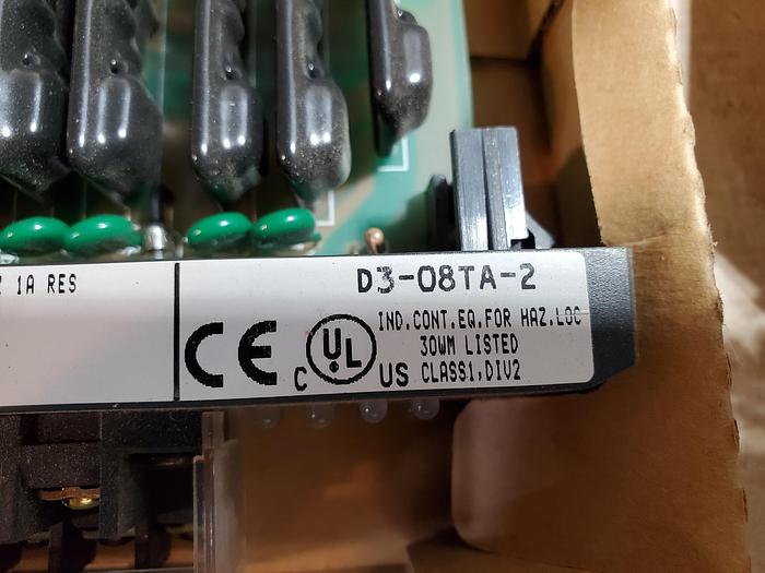 Used Plc Direct 7020, D3-08Ta-2, Output Module, 110-220 V Ac