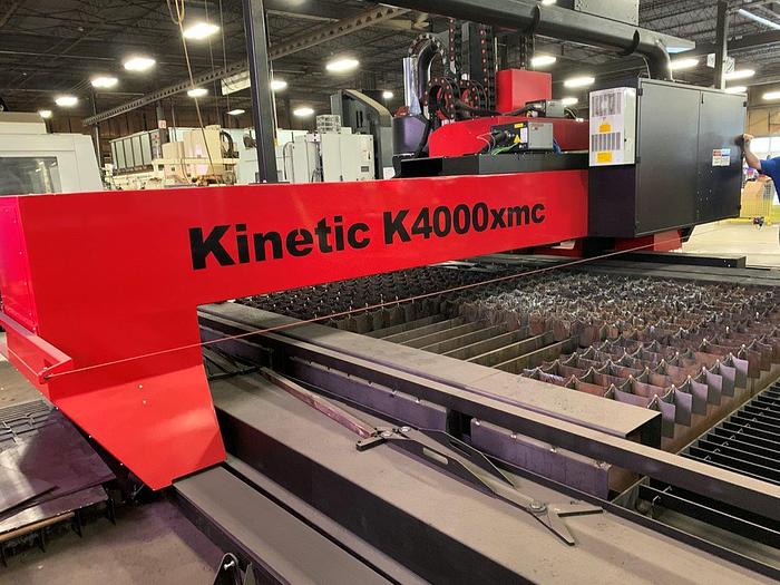 Used 2018 Kinetic K4000XMC CNC Plasma w. Drilling/Milling Capability