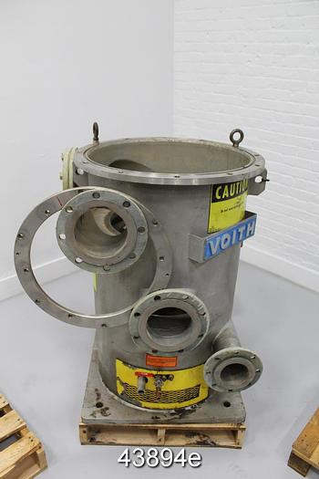 Used Voith VS O5 Pressure Screen, Stainless Steel Housing, Stainless Steel Basket With .20mm Slots #43894