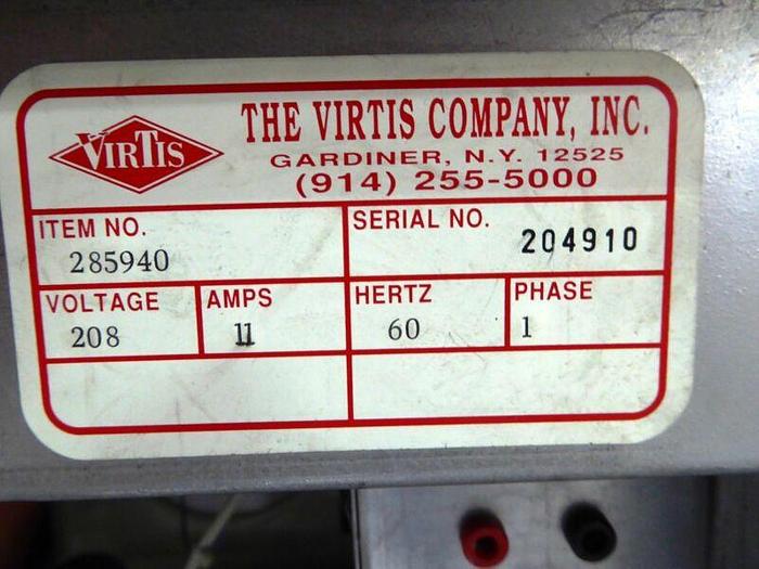 Used Virtis Freezemobile 5EL 285940 Freeze Dryer w/ Sentry Microprocessor