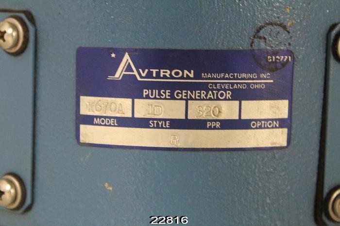 Unused Avtron K670A-1D Pulse Generator/Tachometer, 320 Ppr, (Unused) #22816