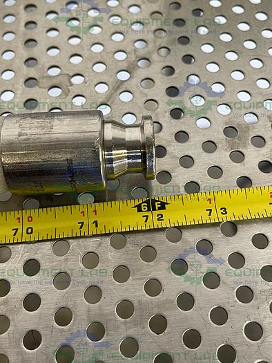 Used Sani Tech  72" Silicone Hose w/ 3/4" Sanitary Fitting